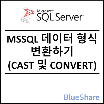 MSSQL 데이터 형식 변환하기 (CAST 및 CONVERT)