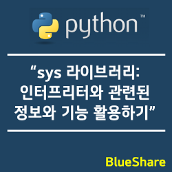 파이썬 sys 라이브러리: 인터프리터와 관련된 정보와 기능 활용하기