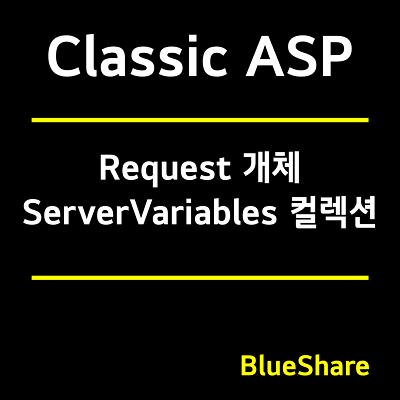 Request 개체 ServerVariables 컬렉션 - Classic ASP 내장 개체 (1)