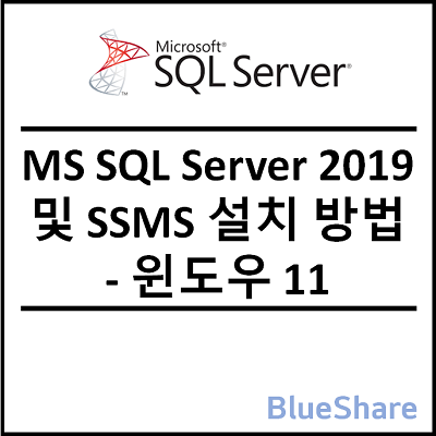 MS SQL Server 2019 및 SSMS 설치 방법 - 윈도우 11