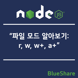 Node.js 파일 모드 알아보기: r, w, w+, a+